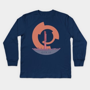 City 17 Half-Life Kids Long Sleeve T-Shirt